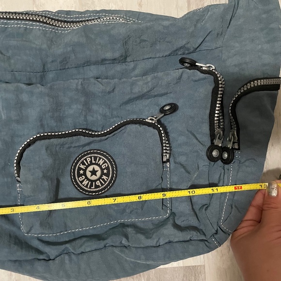 Kipling Blue Crossbody Bag AND two pouches - Picture 4 of 7